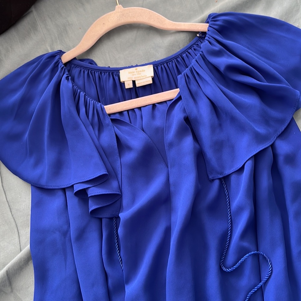 Kate Spade Blue Blouse